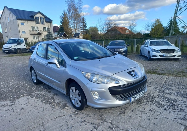 Peugeot 308 cena 10500 przebieg: 221205, rok produkcji 2009 z Zelów małe 92